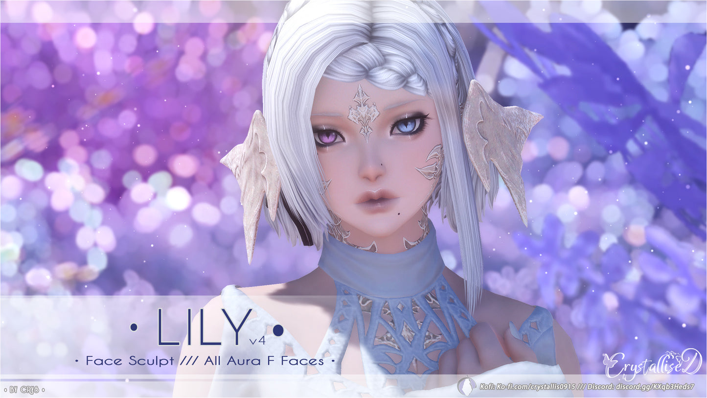 ♦ Lily - Face Sculpt for All Aura Faces